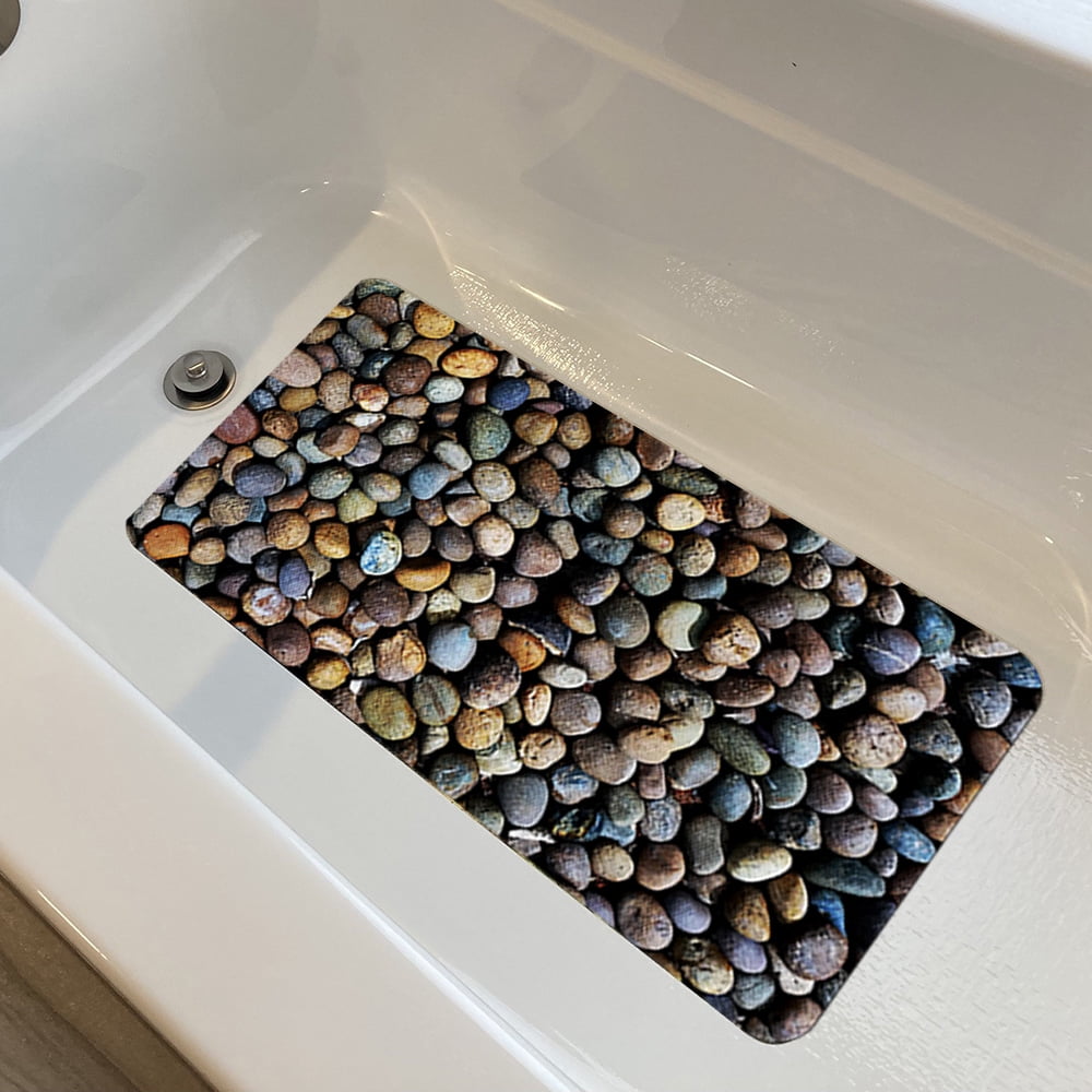 Kahuna Grip™ Non-Slip Bath & Shower Mat - River Rock (14x27)