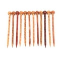 thumbnail image 3 of Abastado 12 Piezas Palo para el Cabello DIY Retro Impreso Madera Estilo Popular Elegante Temperamental Decoraciones para Damas, 3 of 8
