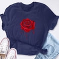 thumbnail image 2 of EcoLoom Red Melting Rose Garden Gardener Botanist Flowers Rose Short Sleeve Unisex T Shirt, 2 of 6