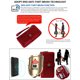 thumbnail image 4 of Cartera De Mujer Cartera de tarjeta de PU duradera antimagnética resistente al agua para el ocio diario (rojo vino) Sywqhk Para Estrenar, 4 of 7