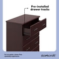 thumbnail image 6 of Storkcraft Brookside 4 Drawer Nursery Chest, Espresso, 6 of 11