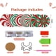 thumbnail image 2 of Kit de posavasos artísticos con pintura de diamantes, 8 Uds., con soporte, dulces navideños, 2 of 7