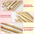 thumbnail image 5 of Yarniss Complete Knitting Kit for Beginners, Bamboo Knitting Needles Set 3.75mm-7mm, 10 yarn balls, Storage Case & Full Accessories, All-in-One Knitters Gift for Adults, 5 of 8