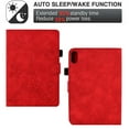 thumbnail image 5 of SaniMore Wallet Case for iPad 10th Generation 10.9" 2022, Auto Sleep/Wake, PU Leather Magnetic Cover Built-in Pencil Holder 2 Card Slots & Folding Kickstand Full Body Protective Shell, Red, 5 of 7