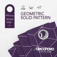 thumbnail image 2 of Cortinas opacas Deconovo con estampado de diamantes plateados, aislantes térmicos, con ojales, color morado real/diamante, 42 x 63 pulgadas, para sala de estar, 2 of 7
