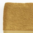 thumbnail image 3 of Beautiful by Drew Barrymore 6-Piece Dobby Bath Towel Set, Soft 100% Cotton, Amber Yellow, 3 of 5