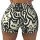 thumbnail image 2 of Fotbe Abstract Cat Faces Pattern Shorts Sin Costuras – Shorts Deportivos de Cintura Alta para Mujer, Elásticos para Gimnasio, Yoga, Running o Ciclismo-Medium, 2 of 8
