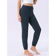 thumbnail image 2 of DARING DIVA Women's Drawstring Elastic Waist Cotton Pajama Pants M Navy, 2 of 6