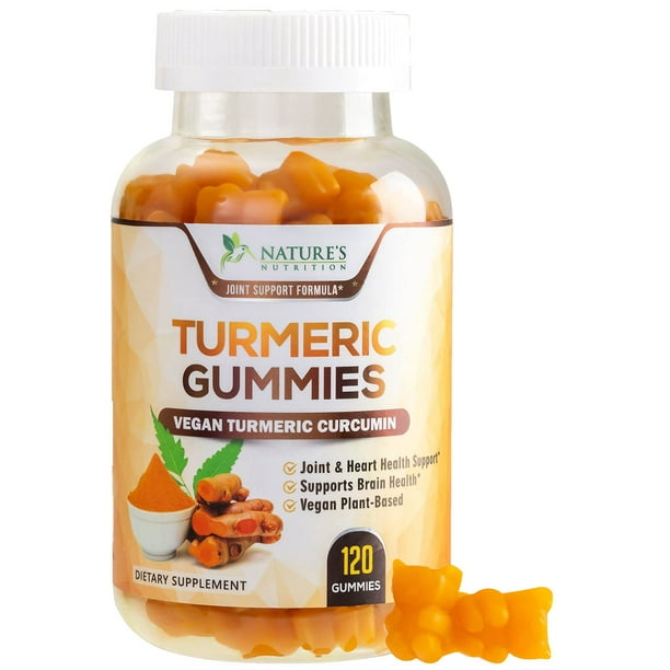 Turmeric Curcumin Gummies Vegan Turmeric Ginger Gummy with 95