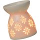 thumbnail image 3 of Ceramic tea light holders, hollowedout flowers, oil burners, aromatherapy, diffusers for aesthetic home decor style B, 3 of 5