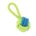 thumbnail image 2 of Pet Chew Toy Colorful Chews Cotton Rope Knot Knot Ball Pet Cotton Ball Grinding Teeth Pet Toy Animal Interactive Gift,Pattern 1, 2 of 7