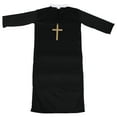 thumbnail image 1 of KAKOWELY 1 juego de disfraz de sacerdote para adultos de Halloween, ropa creativa para cosplay, accesorios para fiestas, 1 of 5