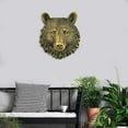 thumbnail image 4 of Escultura de busto de pared colgante de imitación , decoración rústica para , decoraciones de pared con cabeza de animal para sala de Soportar BLESIY Decoraciones de pared para el hogar, 4 of 8