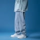 thumbnail image 1 of Pantalones vaqueros rectos para hombre, pantalones vaqueros anchos, pantalones de mezclilla holgados blancos, pantalones vaqueros neutros, ropa de calle, pantalones informales para hombre y mujer, pantalones holgados de Hip Hop para verano Tan Jianjun unisex, 1 of 2