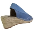 thumbnail image 3 of Steven Womens Indiggoo Wedge Sandal Shoes, Blue Leather, US 6, 3 of 3