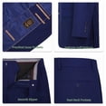 thumbnail image 4 of P&L Men's Suits Classic Fit 2 Piece Business Blazer & Pleated Pants, 4 of 5