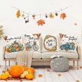 thumbnail image 5 of Juego de 4 fundas de almohada de otoño de 18 x 18, fundas de almohada para sofá, decoración del hogar, funda de almohada decorativa de estilo rústico como se muestra, como se muestra, 5 of 5