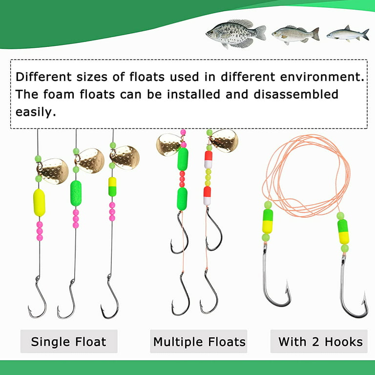Pompano Rigs Floats Beads Kit Foam Snell Fishing Floating Bobbers For Surf  Fishing, Live Bait Making, And Walleye Rig Accessories From Lian09, $11.89