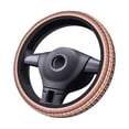 thumbnail image 3 of DouZhe Retro Exotic Style Pink Prints Steering Wheel Cover, Universal 15 inch Anti-Slip Odorless Elastic Car Steering Wheels Cover for Women Men, 3 of 7