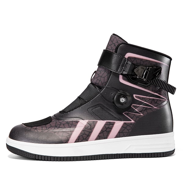 Botas De Moto Y Zapatos De Moto Para Todas Las Estaciones Para Hombre Y Mujer,Polvo negro,38
