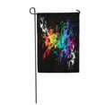 thumbnail image 1 of JSDART Blue Paint Colourful Bright Ink Splat Colorful Splash Abstract Garden Flag Decorative Flag House Banner 12x18 inch, 1 of 1