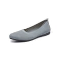 thumbnail image 1 of Innerwin Women Loafers Slip On Flats Pointy Toe Anti-Slip Pumps Party 2128 Gray Gray 9, 1 of 4