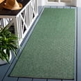 thumbnail image 2 of SAFAVIEH Courtyard Madeline Geometric Indoor/Outdoor Runner Rug, Dark Green, 2'3" x 8', 2 of 10