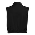 thumbnail image 2 of Chaleco George para Mujer, Cuello Camisero Negro Talla M, 2 of 4