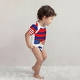 thumbnail image 2 of Kdxio 4th of July Gnomes Pattern Unisex Baby Cotton Short Sleeve Bodysuits-6 Months, 2 of 5
