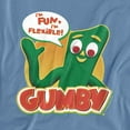 thumbnail image 2 of Gumby Men's Fun & Flexible T-shirt XX-Large Blue, 2 of 7
