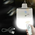 thumbnail image 3 of Camping Lantern Rechargeable, LED Tent Light, 3 Light Modes 2400mAh Power Bank, Solar Camp Lantern for Equipment Charging, Life Saving, Camping, Hiking, Fishing, Shelters, 3 of 12