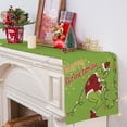 thumbnail image 4 of YIBAGA Table Runner, Merry Christmas Runner for Table Green Decorations,  13x36 inch, Polyester, 4 of 7