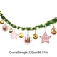 thumbnail image 3 of Colgante Largo Navideño con Letrero de Madera Navideño, Bola Colgante con Luz Led, Decoración Ideal para Repisas de Chimenea, Decoración de Pared de Habitación Festiva., 3 of 6
