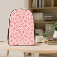 thumbnail image 5 of Honeii Cute Pink Squirrel Print Clear Backpack Heavy Duty Transparent Bag 17" See Through BookBag for Women Men Adults Work Festival Sports Travel, 5 of 7