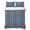 Denim Blue, variant on 3 Pieces Queen Quilt Set,Olive Green and White Striped Soft Bedding Sets with 1 Quilt & 2 Pillow Shams,Modern Minimalist Lines Summer Bedspread Lightweight Coverlet Comforter for All Season