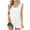 White, variant on Babysbule Womens Tank Tops Fashion Women's Summer V-Neck Casual Solid Tank Tops Sleeveless Blouse