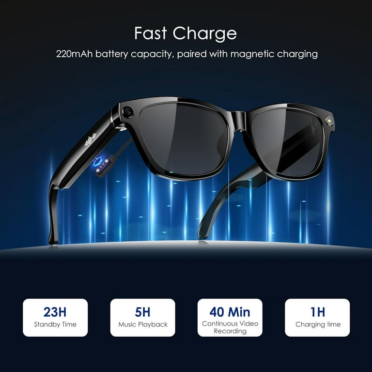 Blackview AI Smart Glasses with Camera, 1080P HD Photo/Video Blackview AI Smart Glasses with Camera, 1080P HD Photo/Video