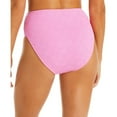 thumbnail image 2 of Jessica Simpson Womens Sweet Daisy High Waist Swim Bottom Separates Pink S, 2 of 2