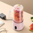 thumbnail image 5 of Chmadoxn Fruit and Vegetable Juicer, Portable Blender, Household Small Rechargeable Juicer Cup, Electric Mini Juicer, 6 Blades, Kitchen Gadgets, 5 of 9