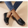 thumbnail image 4 of Loafers for Women, Casual Comfortable Slip On Flats, Lightweight Loafers Faux Leather Walking Shoes, 4 of 4