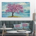 thumbnail image 1 of Blooming Sakura Flowers - Floral Art Canvas Print, 1 of 3