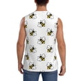 thumbnail image 4 of Balery Bee Camisetas sin mangas para hombre, absorbe la humedad y protege contra el mal olor.-XX-Large, 4 of 7