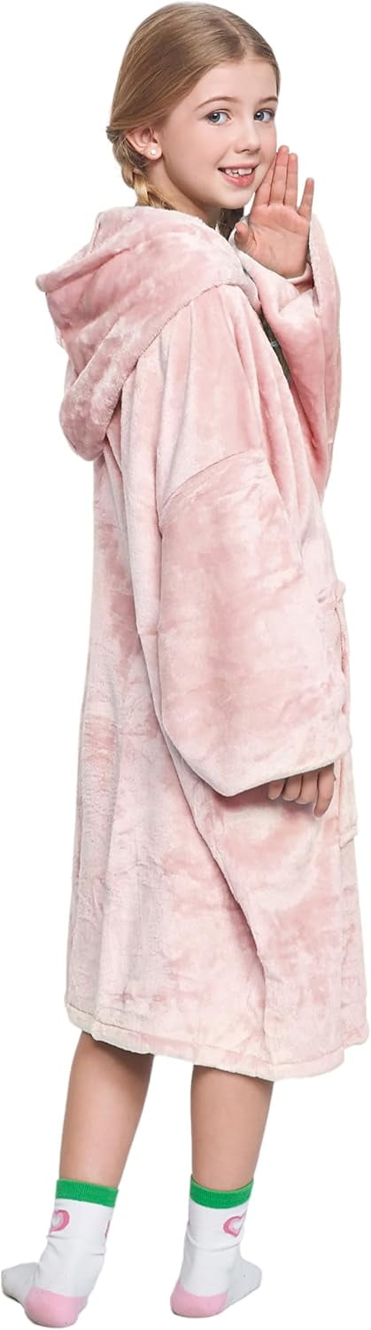 Catalonia Oversized Blanket Hoodie Sweatshirt, Fleece Pullover with Large Front Pocket, Super Soft Warm Comfortable for Teenagers Kids Youth