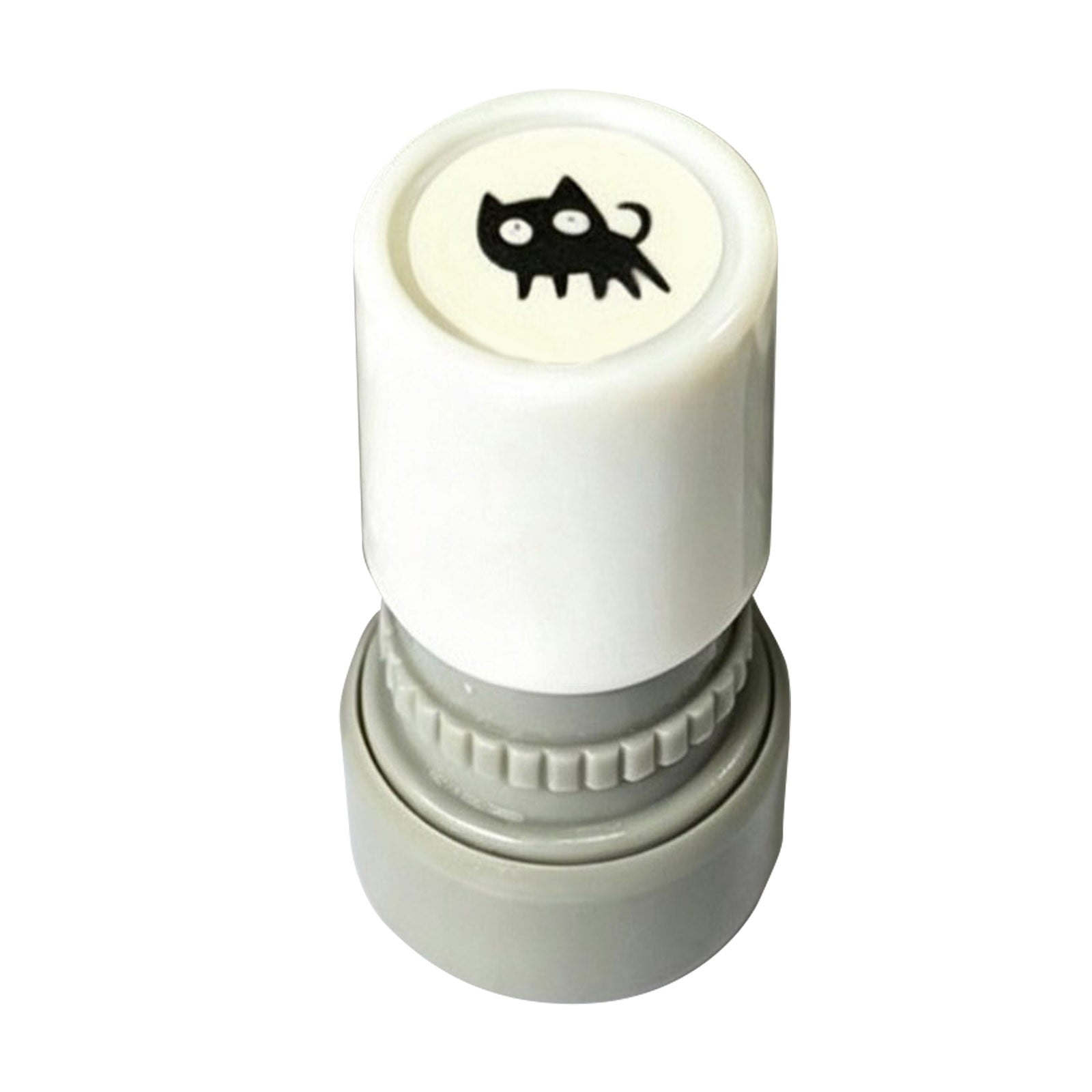 FTsdfkl Cute Black Cat Self-Inking Stamp Cartoon Animal Stamper for DIY Journal Scrapbook Kids Craft Party Favors