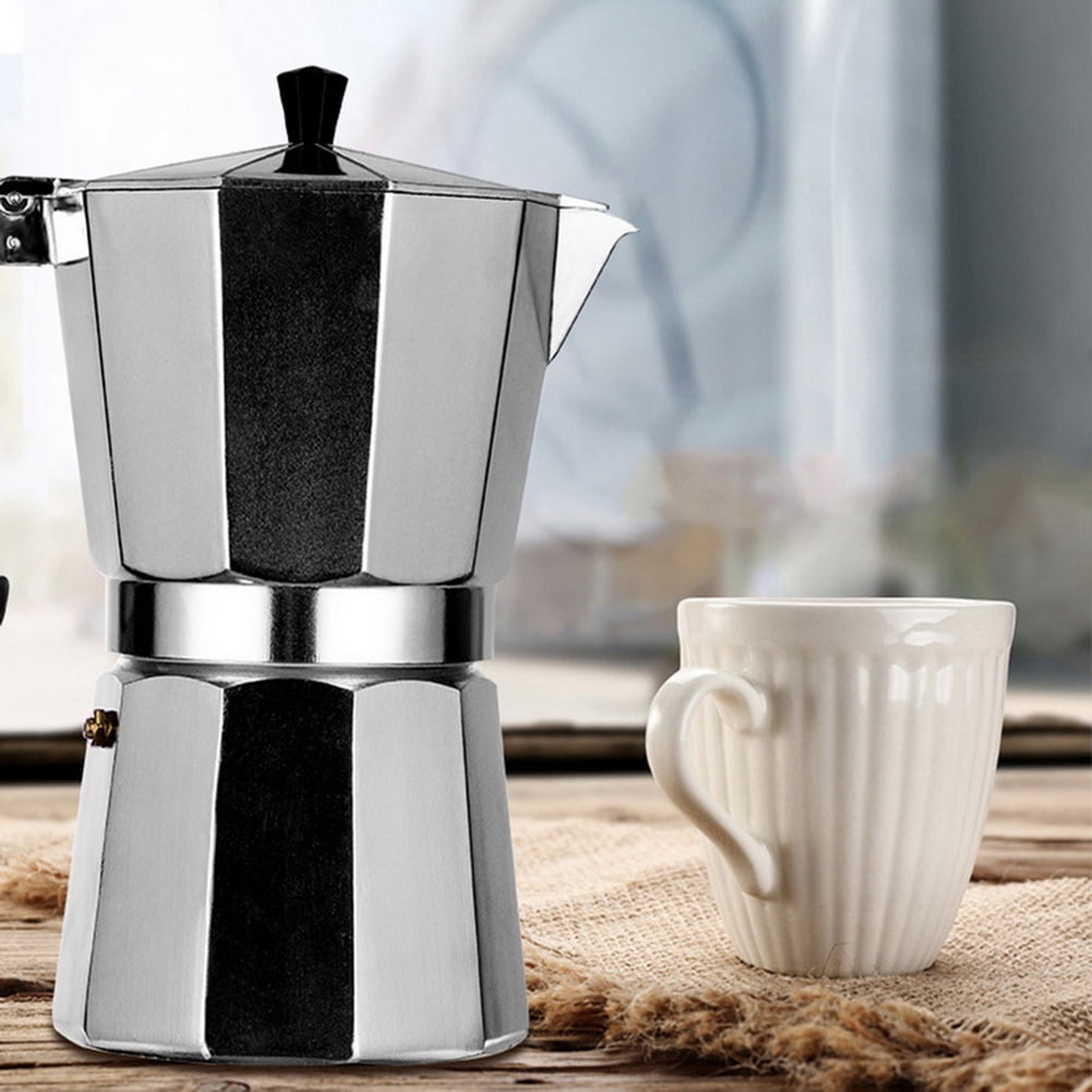 show original title Details about   Italian coffeemaker stainless steel mocha compatible any lamp 100 to 450 ml 