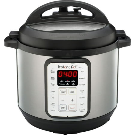 Refurbished Instant Pot 112-0022-01 Viva 6 Quart 9-in-1 Multi-Use Pressure Cooker with Easy Seal Lid and Sous Vide Program - Silver