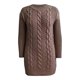 thumbnail image 1 of Suéter George Para Mujer Tejido Largo Talla G Color Beige, 1 of 4