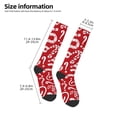 thumbnail image 2 of Naloa Question Marks1 Thigh High Socks Extra Long Stretchy Sock Women Over Knee High Opaque Stocking Daily Wear, 2 of 6