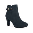 thumbnail image 1 of Unique Bargains Bottines à Talon Bloc à Plateforme avec Fermeture Éclair Latérale pour Femmes, 1 of 7