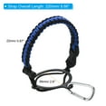 thumbnail image 2 of Uxcell Water Bottle Holder, Paracord Handle Strap Carrier Dark Blue, Black, 2 of 5